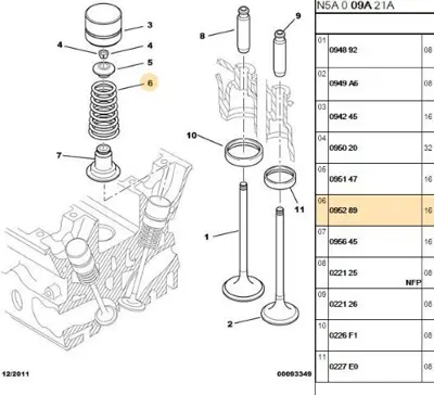 PSA 0952.89 Subap Yayi 95289 0952.89 95289 95289 