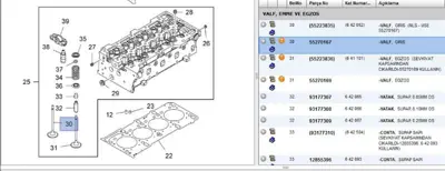 PSA 55270167 Subap Emme A13dte ASTRAJ 55204574 55223835 55229957 55270167 641475 642052