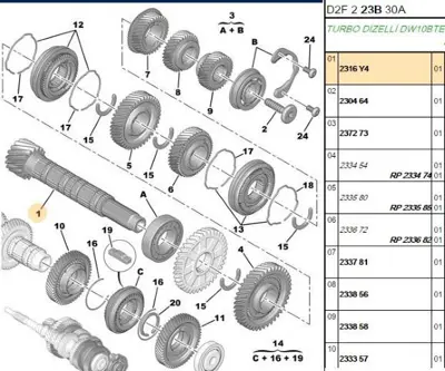 PSA 2316.Y4 Kamalı Mil 2316Y4 3648960