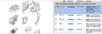PSA 12229410 Motor Beyn.Ecu Z16xep Tanım Jw Astg 12229410 6235251 6235388 93182045