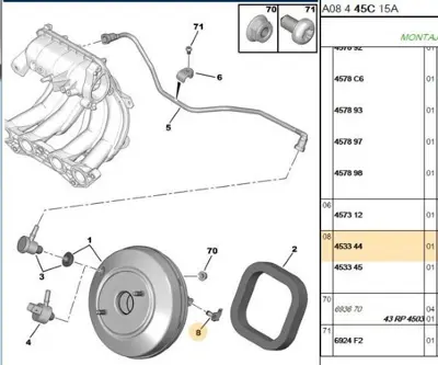 PSA 4533.44 Pedl Pimi 453344