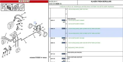 PSA 4888.33 Brake Hose 4888.33
