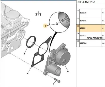 PSA 4556.21 Vakum Pompa Mıl Orıng 4556.21