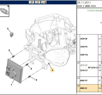 PSA 6992.52 Klips 699252