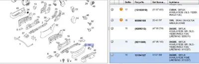 PSA 13104127 Tutamak Ön Koltuk Ayarlayıcı F06 Com-C 13104127 4706506 5167308 9213245