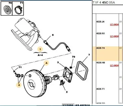 PSA 4535.T4 Westinghaus  4535T4