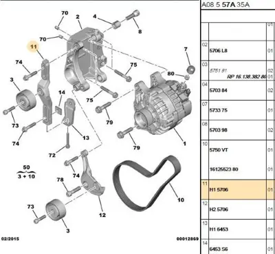 PSA 5706.H1 Tutucu 5706.H1