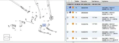 PSA 39050199 Emniyet Kemer Tokası 13305708 197978 39050199