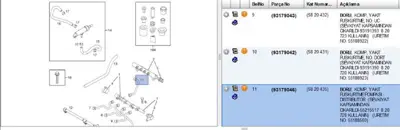 PSA 55215517 Boru 55215517 5820435 820728 93179046