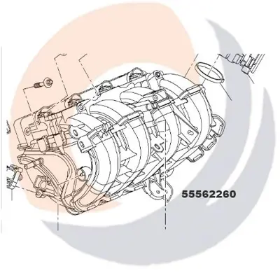 PSA 55562260 Emme Manifoldu Komple A14xer CORSAD 55562260 850079