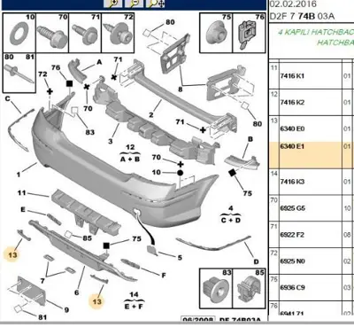 PSA 6340.E1 ArkatamponkedıgozuSağ 6340.E1