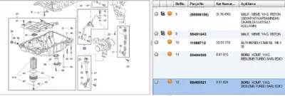 PSA 55485521 Yaglamaborusu 55485521 55599668 860649 861024