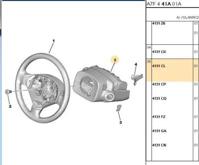 PSA 4131.CL Direksiyon Bakaliti  4131.CL