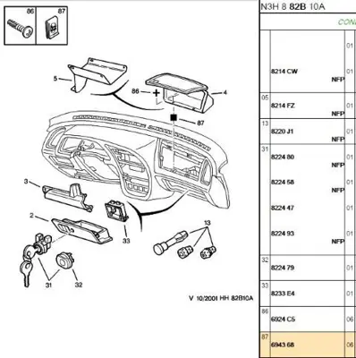 PSA 6943.68 Somun  6943.68