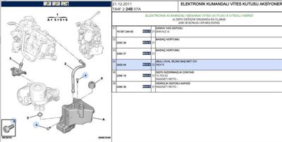 PSA 2429.04 Cıvata C4  2429.04