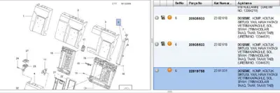 PSA 22819755 Hava Yastığı Arka Sol Kol.Yanc1 C2nsıg. 22819755 2301031
