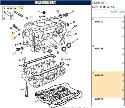 PSA 0132.49 Blok Kopilyasi S-2800 13249 0132.49 13249 13249 