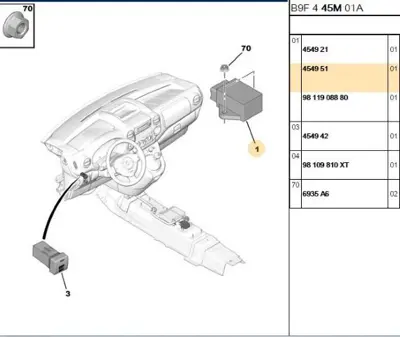 PSA 4549.51 Esp Grip Kontrol Beyni  4549.51