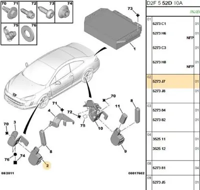 PSA 5273.J7 Suspansıyonkaptoru 5273.J7