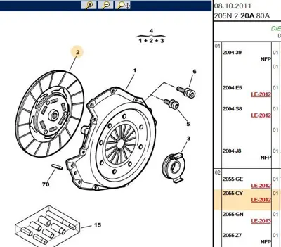 PSA 2055.C6 +yeni No:2055.Cy 2055.C6