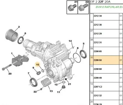 PSA 2209.50 Tapa Contası  2209.50