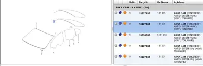 PSA 13227835 Cam Arka 13227835 161235