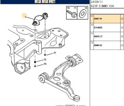 PSA 5097.41 Eksen Yatağı  5097.41