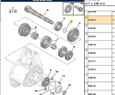 PSA 2318.75 Kamalı Mıl Segmanı 2318.75