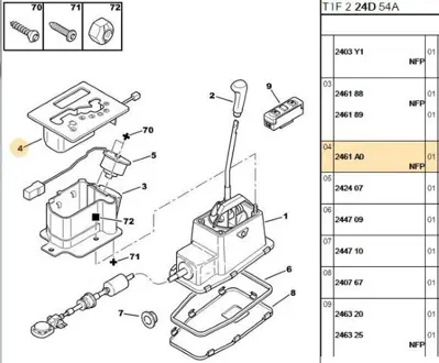 PSA 2424.07 Vites Müşürü  2424.07