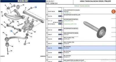 PSA 5132.78 Bağlantı Vıdası 5132.78