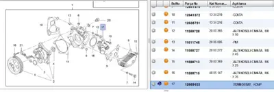 PSA 12669633 Termostat Opel Insignia B 1.5 Benzinli 12669633