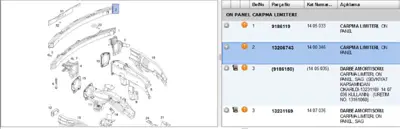 PSA 13206743 Tampon Taşıyıcı Sacı Ön 610... VECTRAC 13206743 1400346