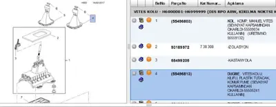 PSA 55496813 Şanziman, Montaj Ve Yedek Parçalar 55496813