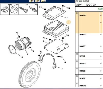 PSA 1939.TR Enjeksiyon Beyni  1939.TR