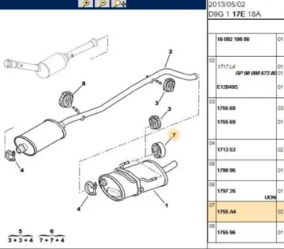 PSA 1755.A4 Egzos Lastigi Firsat 1755A4 1755.A4 1755A4 1755A4 