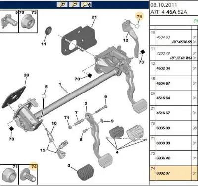 PSA 6992.07 Agraf 699207 6992.07 699207 699207 