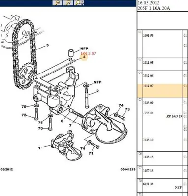 PSA 1012.07 Benzın Pompa Tutucu  1012.07