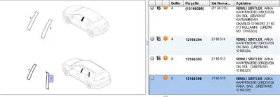 PSA 13166398 O:Ypş Dekor Opel 13166398 2160518