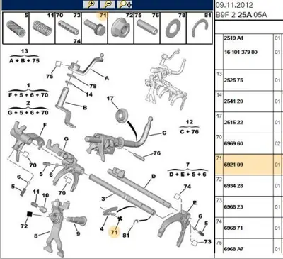 PSA 6921.09 Cıvata 6921.09