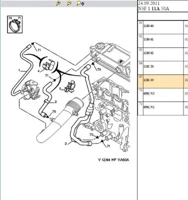 PSA 1181.33 Agraf  1181.33