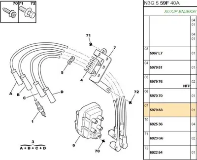 PSA 5979.83 Tutucu  5979.83