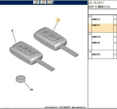 PSA 6490.41 Plipli Anahtar Partner  6490.41