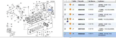 PSA 55586620 Conta 55586620 606013