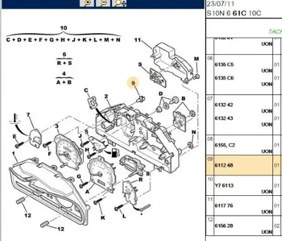 PSA 6112.48 Gösterge Lambası  6112.48
