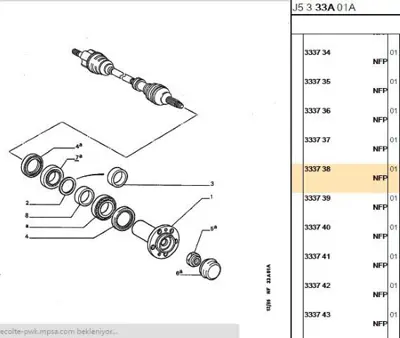 PSA 3337.38 Arka Porya Ayar Simi Firsat 333738 3337.38 333738 333738 