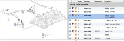 PSA 12665644 Part 12637664 12665644 656206