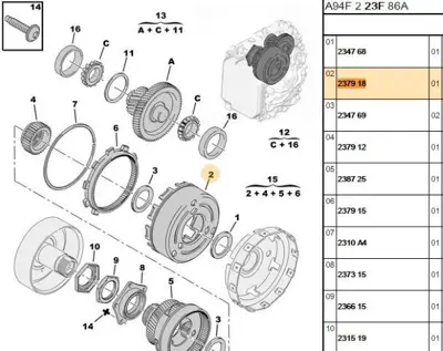 PSA 2379.18 Otom.şanzıman Dişl Kapağı 2379.18