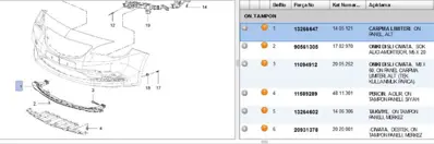 PSA 13266647 Yaya Koruyucu Ön Alt 08 Gtc ASTRAJ 13266647 1405121