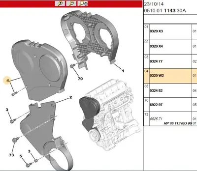 PSA 0320.W2 Triger Kapak 320W2