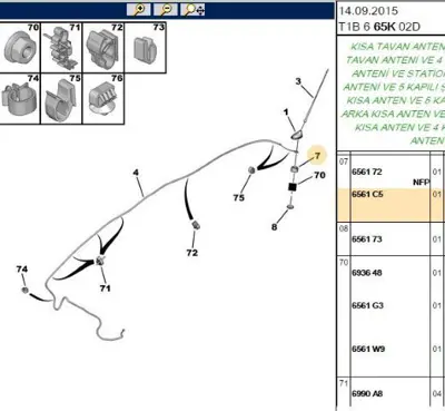 PSA 6561.C5 Adaptör  6561.C5